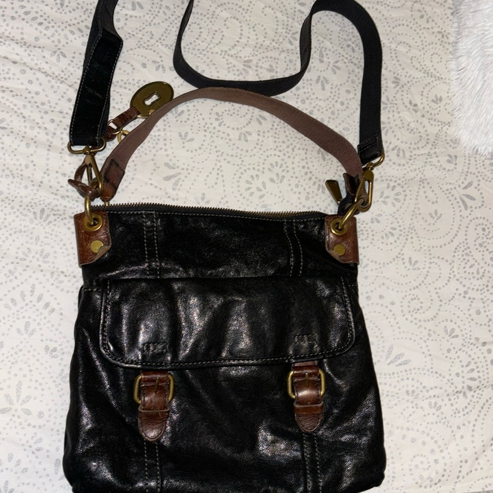 Fossil leather bag